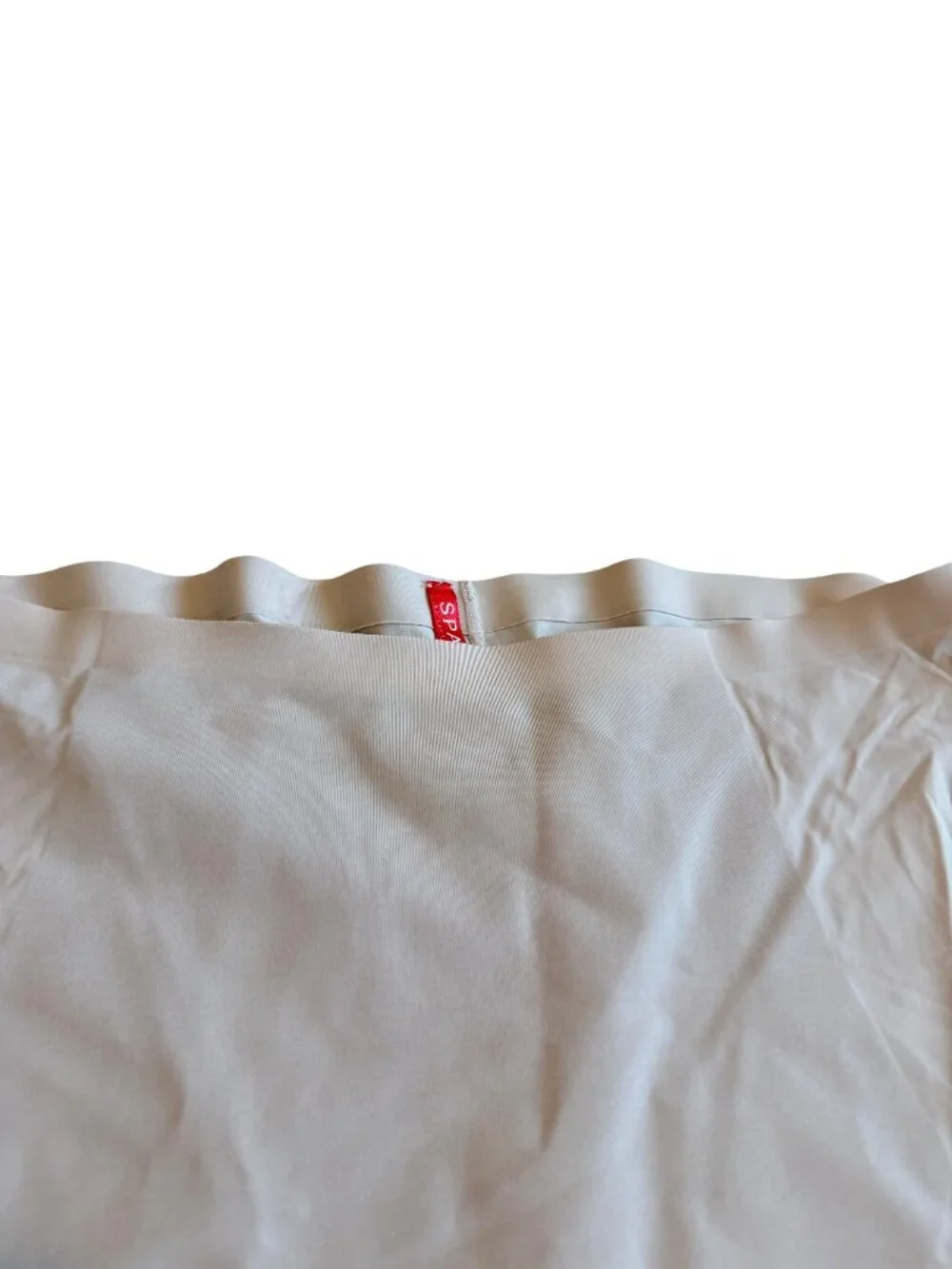 Spanx High-Waisted Shaping Shorts Mid-Thigh Slimming Under Beige Size XL Women's